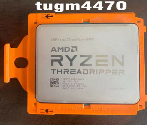 Amd Ryzen Threadripper 1950X Cpu Processor 3.40Ghz 16 Cores 32 Threads Tr4 X399