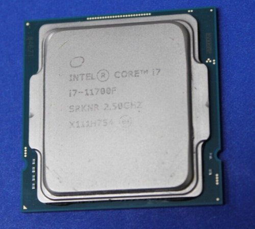 Intel I7-11700F 2.5Ghz 16Mb L3 8 Cores Cpu Lga1200 Tray Version Srknr