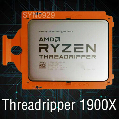 Amd Ryzen Threadripper 1900X 8-Core 3.80 Ghz 16-Thread Tr4 X399 Cpu Processor