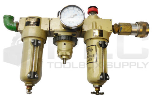 Norgren F08-000-M3D0 Pneumatic Filter W/ R08-000-Rnm0 W/L08-000Mpd0