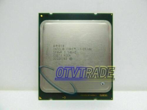Intel Core I7-3970X 3.5Ghz 15M 6-Core 150W Sr0Wr Lga2011 Cpu Processor