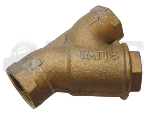 New Watts 400W0G Y- Strainer 1-1/2" Brass