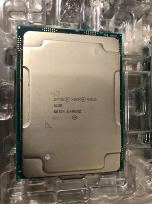 Intel Xeon Gold 6128 3.4 Ghz 6 Cores Sr3J4 Server Cpu Processor