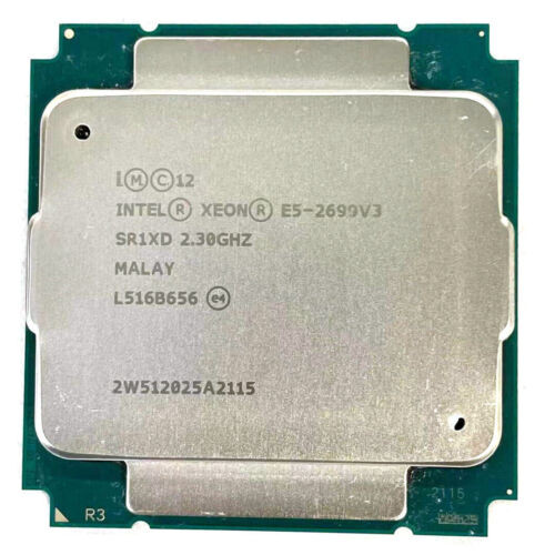 Intel Xeon E5-2699 V3 Sr1Xd 2.30Ghz 45Mb Lga2011-3 18-Core Cpu Processor