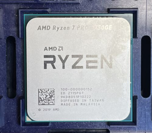 Amd Ryzen 7 R7 Pro 4750Ge Am4 Cpu Processor Desktop 3.1Ghz Eight Core 35W