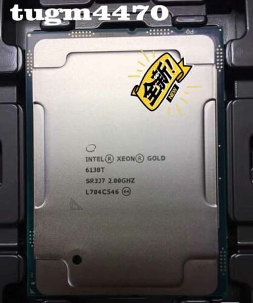 Intel Xeon Gold 6138T Qs Cpu Processor 2.0 Ghz-3.7Ghz 20 Core Lga 3647 125W