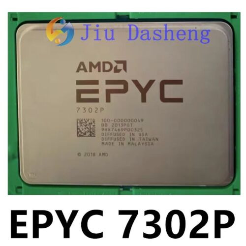 Amd Epyc 7302P Cpu Processor 3.0Ghz 16 Cores 32 Threads 128Mb 155W?Not Locked?