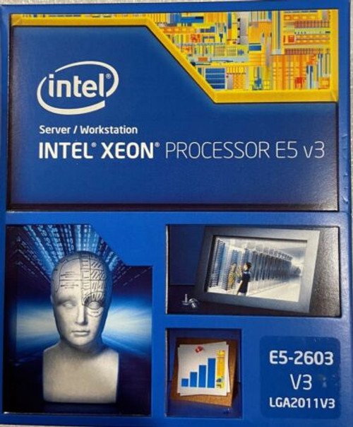 Intel Bx80644E52603V3 Sr20A Xeon Processor E5-2603 V3 15M Cache, 1.60 Ghz New