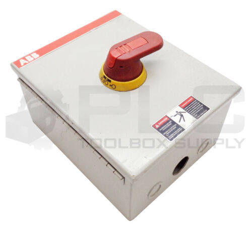 Abb Nf301-3Py6B Disconnect Switch 600V 60Hz 3P 30Amp W/Abb Ot 30E3 & Oh_J