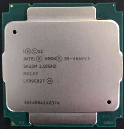 Intel Xeon E5-4669 V3 2.10Ghz 18-Core 9.60Gt/S 45Mb Sr22M Lga2011 Cpu Processor