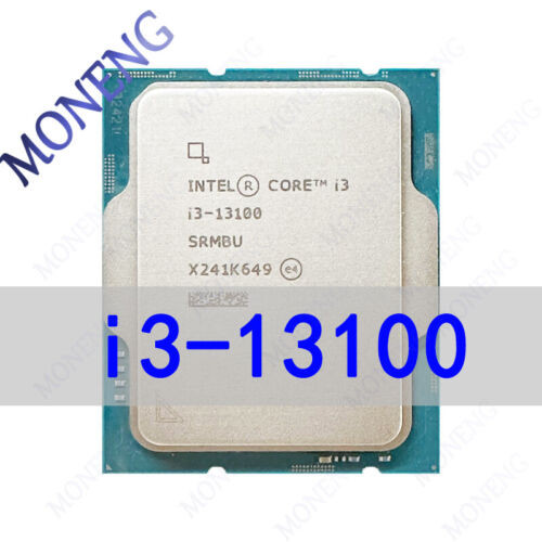 Original I3 13100 Cpu Processor I3-13100 3.4 Ghz 4-Core 8-Thread