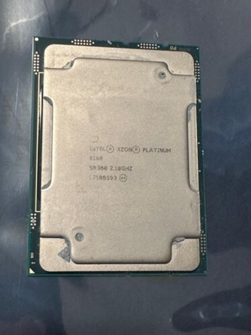 Intel Xeon Platinum 8160 (Sr3B0) 2.10Ghz Cpu | Genuine