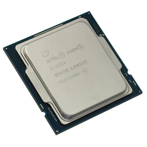 Intel Xeon E-2314 Processor Cpu 4 Core 8M Cache 2.80Ghz~4.50Ghz Lga-1200 Tdp-65W
