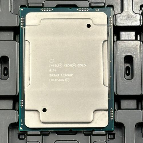 Intel Xeon Gold 6134 3.70 Ghz Server Cpu/Processor 8-Cores Socket Lga3647