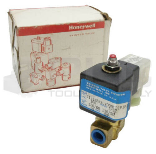 New Honeywell Skinner 7131Kbn2Lv00N0D1P1P3 Solenoid Valve, 120V/60Hz 110V/50Hz