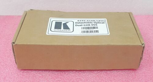 New Kramer 616T, 616R Detachable Optical Dual Link Dvi Transmitter & Receiver