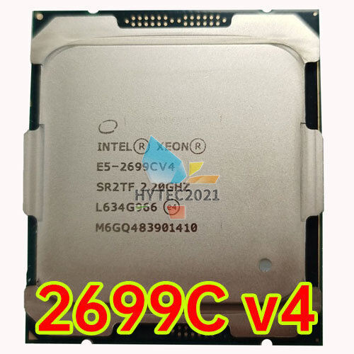 Intel Xeon E5-2699C V4 Sr2Tf 2.20Ghz 22-Core Lga2011-3 X99 Server Cpu Processor