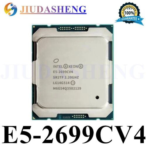 Intel Xeon E5-2699C V4 Lga 2011-3 Server 2.20Ghz 22-Core Sr2Tf X99 Cpu Processor