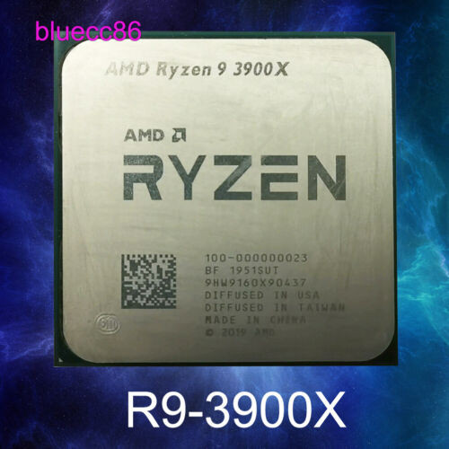 Amd Ryzen 9 3900X Am4 Cpu Processor 3.8Ghz 12C 24T 64Mb Desktop R9 3900X