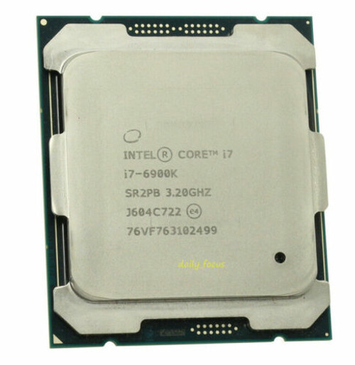 Intel Core I7-6900K Cpu 8 Cores Processor 20M Cache Up To 3.70 Ghz 16 Threads