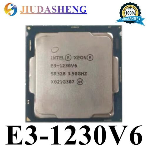 Intel Xeon E3-1230 V6 3.50Ghz Quad Core 8Mb Sr328 Lga1151 Cpu Processor 72W