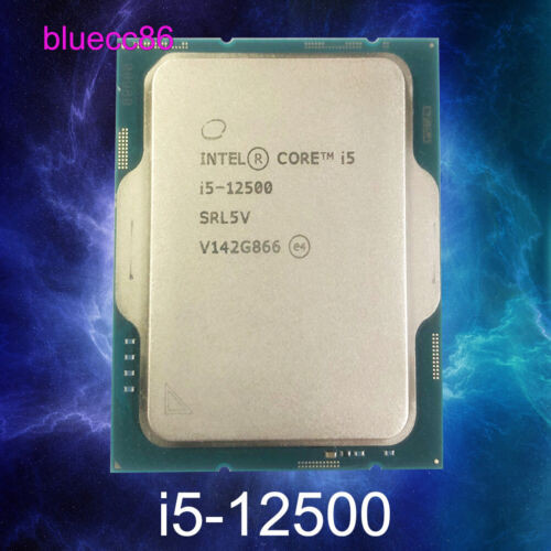 Intel Core I5-12500 Lga 1700 Cpu Alder Lake 6-Core 3.0 Ghz Desktop