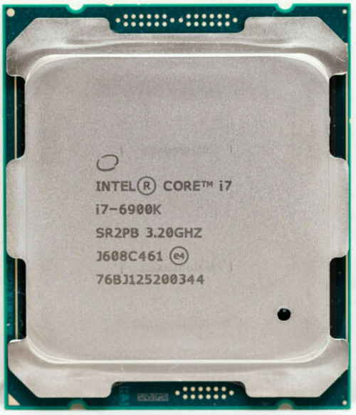 Intel Core I7-6900K Cpu 8-Core 16 Threads 3.2Ghz 20M Lga2011-3 140W Processor