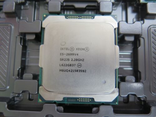 Intel Xeon E5-2699 V4 2.2Ghz 9.6Gt/S 22 Cores 55 Mb Sr2Js Lga2011-3 Cpu Grade A