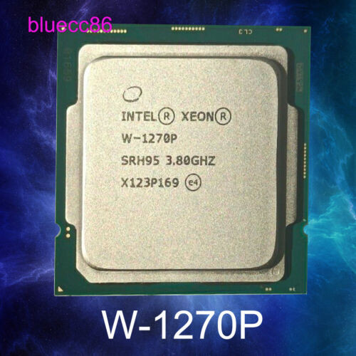 Intel Xeon W-1270P Lga-1200 Cpu Processor Srh95 3.80Ghz 8-Core 16-Threads 16Mb