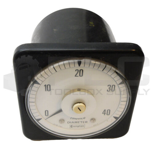 New Crompton Instruments 078-05V Switchboard Diameter Meter 0-40"