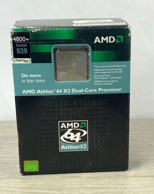 New Amd Athlon 64 X2 Dual-Core Processor 4800+ Ada4800Daa6Cd Socket 939