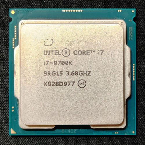 Intel Core I7-9700K Processor 3.60Ghz Up To 4.90Ghz 8 Cores 8 Ths