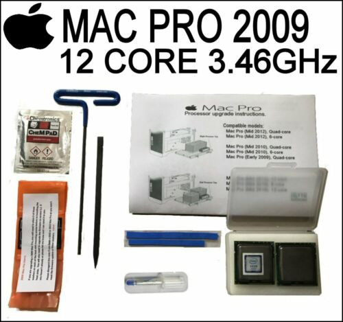 12 Core Early 2009 Apple Mac Pro X5690 X2 3.46Ghz  Cpus 5,1 4,1 Twelve Processor