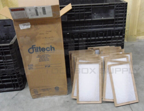 New Box Of 24 Filtech 10-7/8X18-1/4X1 Air Filters