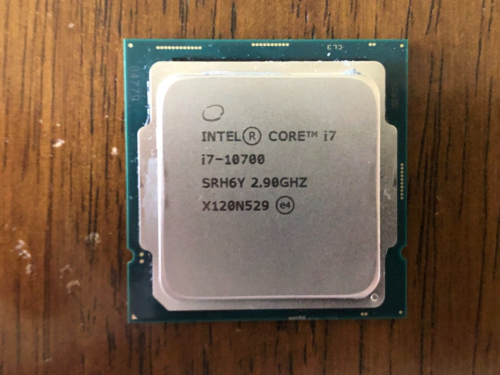 Intel Core I7-10700 2.9Ghz Cpu Srh6Y Processor - SPW Industrial