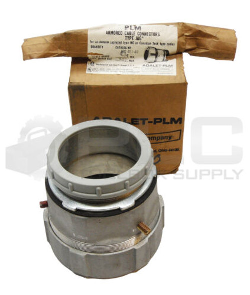 New Adalet-Plm Jag451-40 Armored Cable Connector Read