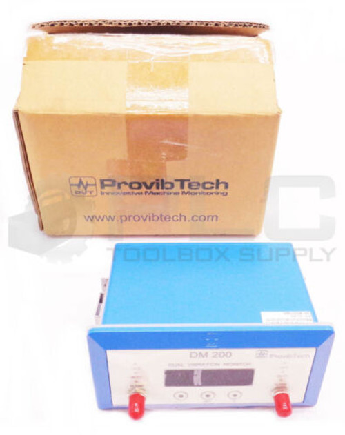 New Provibtech Dm200-A57-B0-C0-D1-E0-F0 Dual Vibration Monitor 90-250Vac Dm200