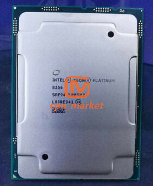 Intel Xeon Platinum 8256 Qs Qrap 3.8Ghz 4Cores 16.5Mb 105W Lga3647 Cpu Processor