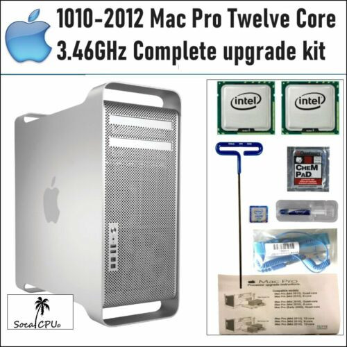 Maxed Twelve Core 2010,2012 Apple Mac Pro 5,1 X5690 3.46Ghz Processor Cpus Kit