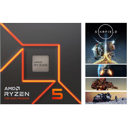 Amd Ryzen 5 7600 With Wraith Stealth Cooler + Starfield Standard Edition (Email