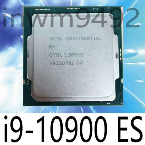 Intel Core I9-10900 Es I9 10900 Es Qtb1 2.5 Ghz 65W Lga 1200 Cpu Processor