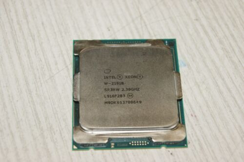 Grade A  Intel Xeon W-2191B 2.30 Ghz 18-Core Sr3Rw Lga-2066  Cpu Processor Usa