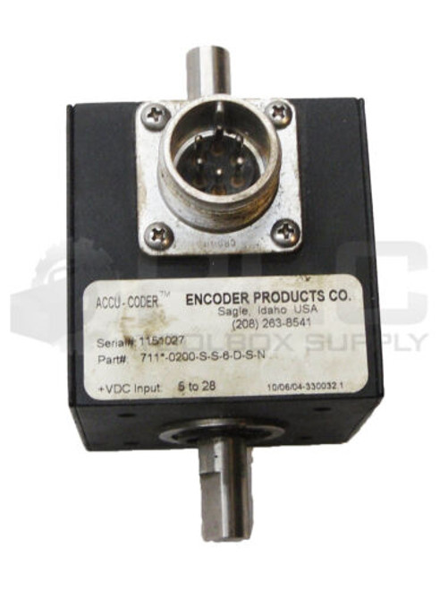 Encoder Products 711-0200-S-S-6-D-S-N Accu-Coder Encoder 5-28Vdc