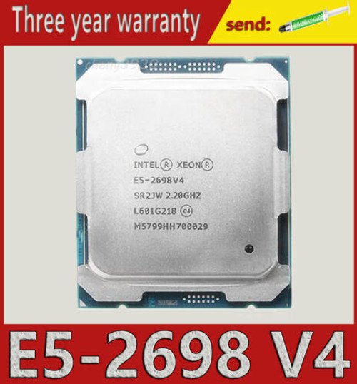 Intel Xeon E5-2698 V4 2.2Ghz 50Mb 20-Core 135W Lga2011-3 Sr2Jw Cpu Processor