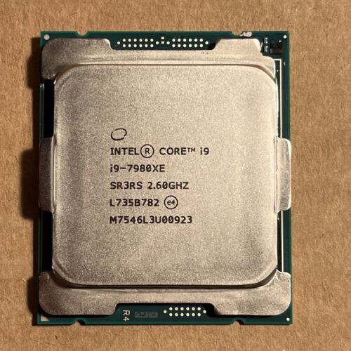 Intel Core I9-7980Xe Extreme Edition 2.6Ghz Lga2066 18-Core Cpu/Processor Sr3Rs