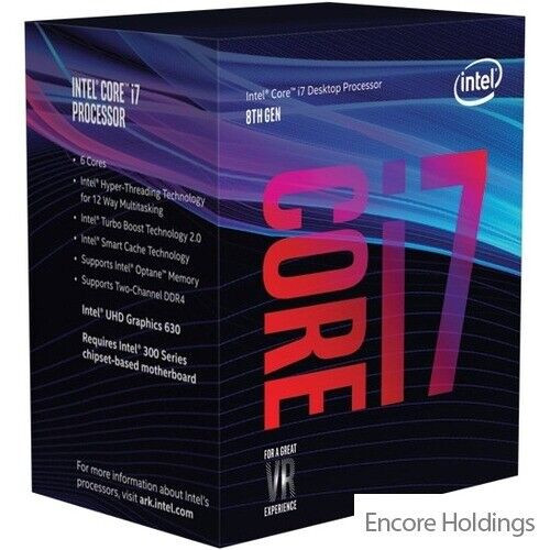 Intel Core I7 I7-8700 Hexa-Core (6 Core) 3.20 Ghz Processor - Cm8068403358316