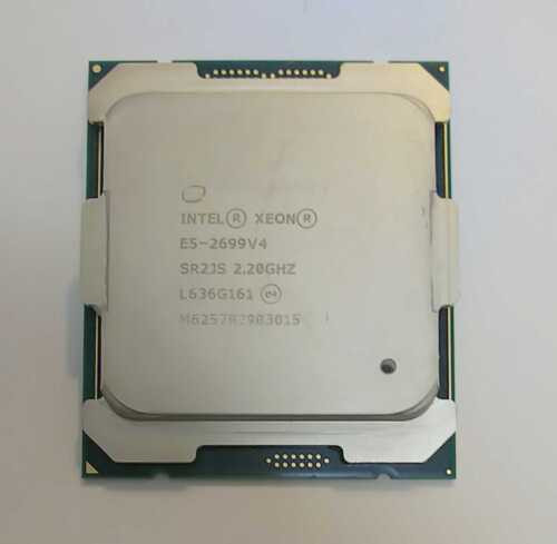 Intel Xeon E5-2699 V4 2.2Ghz 9.6Gt/S 22 Cores 55 Mb Sr2Js Lga2011-3 Cpu