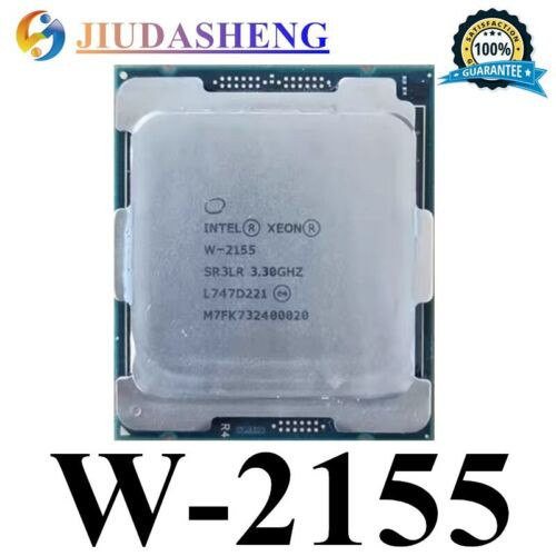 Intel Xeon W-2155 Cpu Sr3Lr 3.3 - 4.5 Ghz, 13.75Mb, 10 Core,Socket Lga2066 140W