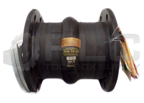 New Proco Fa-231 Single Wide Arch Rubber Expansion Joint Type: Bb, L: 10" Id: 6"