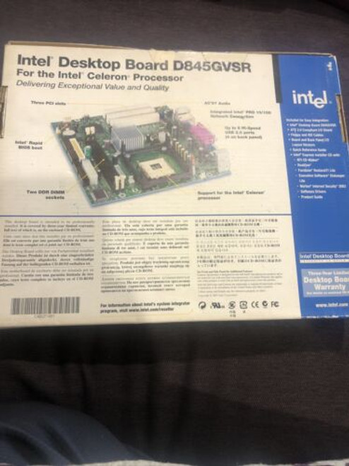 Intel Desktop Board D845Gvsr For The Intel Celeron Processor